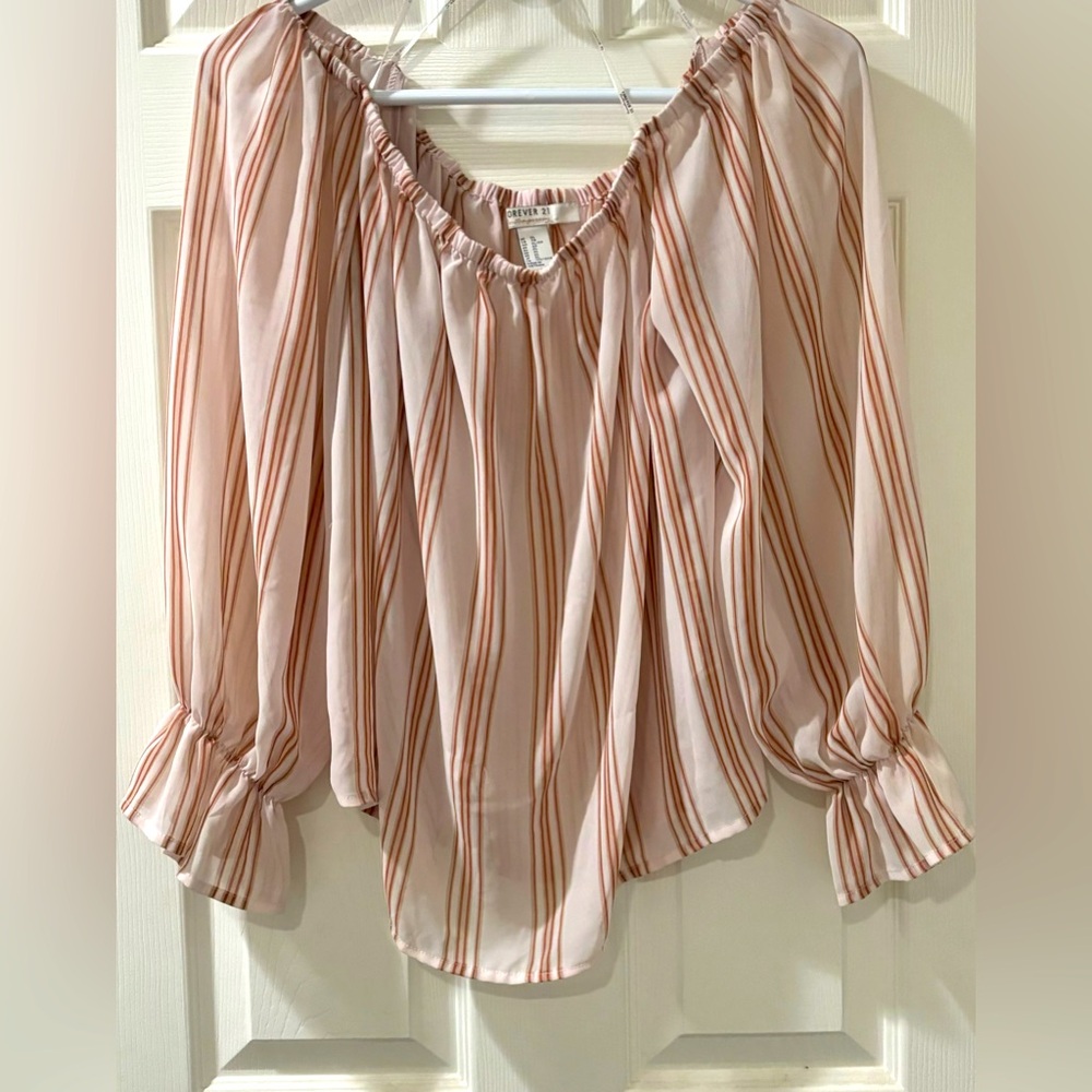 Women’s Striped off the shoulder Blouse